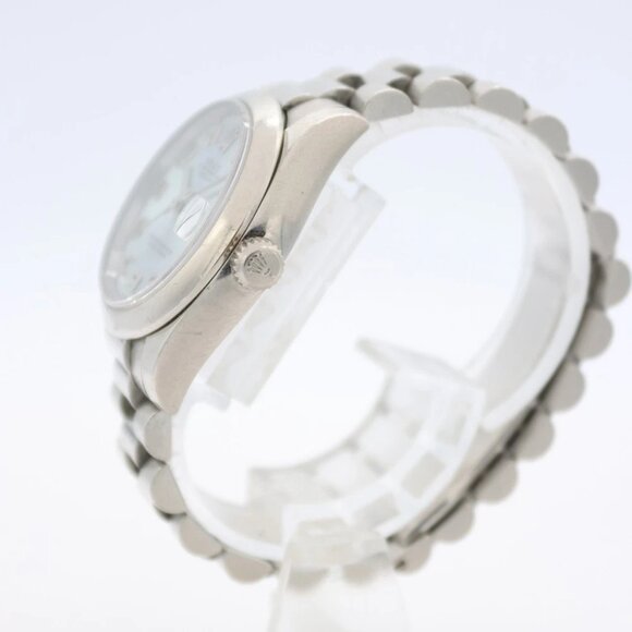 2001 Rolex 178246 Concentric Glacial Datejust Ladies Wristwatch Platinum 950 - Picture 3 of 9